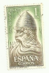 Stamps Spain -  Rodrigo Diaz de Vivar(Estatua J.Cristobal) 1444