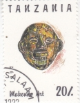 Stamps : Africa : Tanzania :  MASCARA ARTE WAKONDE
