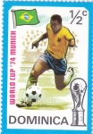 Stamps Dominica -  COPA DEL MUNDO FUTBOL MUNICH'74