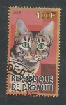 Sellos de Africa - Djibouti -  Gatos domesticos