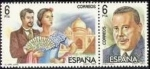 Sellos de Europa - Espa�a -  ESPAÑA 1984 2762/3 Sellos Nuevos Maestros de la Zarzuela Escena El Niño Judio y Pablo Luna Yvert2377