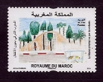 Stamps Morocco -  Marruecos Oriental visto por los niños