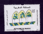 Stamps : Africa : Morocco :  Marruecos Oriental visto por los niños