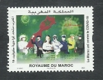 Stamps Morocco -  Marruecos unido contra el COBID  19