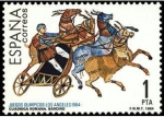 Sellos de Europa - Espa�a -  ESPAÑA 1984 2768 Sello Nuevo Juegos Olimpicos Los Angeles Cuadriga Romana de Barcina Museo Barcelona