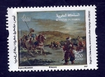 Stamps Morocco -  Pintura Eugene Delacroix