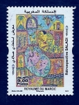 Stamps Morocco -  Retrospectiva  SALADI