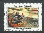 Stamps : Africa : Morocco :  43 Aniv.Marcha Verde