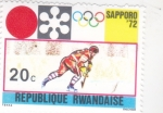 Stamps : Africa : Rwanda :  OLIMPIADA INVIERNO SAPPORO