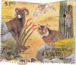 Stamps Mexico -  FAUNA DEL DESIERTO