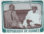 Stamps Guinea -  Africa en marcha 