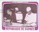 Stamps : Africa : Rwanda :  Africa en marcha 