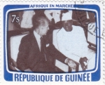 Stamps : Africa : Guinea :  Africa en marcha 