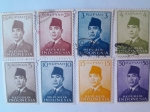Stamps : Asia : Indonesia :  Kusno Sosrodihardjo (1901-1970)-Primer Presidente (1945/67)-Conocido como SUKARNO.