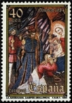 Stamps Spain -  ESPAÑA 1984 2777 Sello Nuevo Navidad Adoracion Reyes Magos Iglesia de Campos Yvert2396 Scott2396