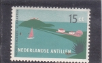 Stamps Netherlands Antilles -  paisaje