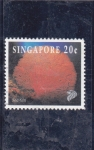 Stamps Singapore -  Sea-Fan  coral 