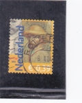Stamps Netherlands -  Retrato de Van Gogh