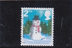 Stamps United Kingdom -  muñeco de nieve