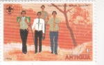 Stamps : America : Antigua_and_Barbuda :  campamento Boy Scout