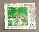 Stamps North Korea -  Arte de la revolución