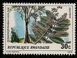 Stamps : Africa : Rwanda :  Plantas - Entandrofragma