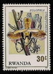 Stamps : Africa : Rwanda :  Flores y plantas - Eulophia