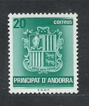 Sellos de Europa - Andorra -  Escudo de Armas