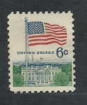 Stamps United States -  Bandera