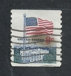 Stamps United States -  Bandera