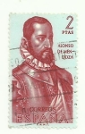 Stamps Spain -  Alonso de Mendoza 1458