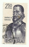 Stamps Spain -  Jimenez de Quesada 1459