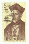 Stamps : Europe : Spain :  Pedro de la Gasca 1461