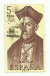 Stamps Spain -  Pedro de la Gasca 1461