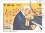 Stamps Cuba -  músico cubano