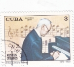 Sellos de America - Cuba -  músico cubano