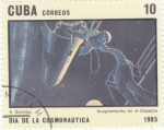 Sellos del Mundo : America : Cuba :  día de la cosmonáutica
