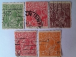 Stamps : Oceania : Australia :  King George V.