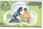 Stamps Grenada -  50 aniversario chicas guía en Granada 