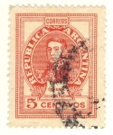 Stamps : America : Argentina :  Gral Jose de San Martin