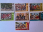 Stamps : America : Venezuela :  Danzas Populares - Bailes Folclóricos - Sellos año 1966
