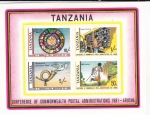 Stamps Tanzania -  conferencia y Commonwealth