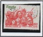 Stamps Spain -  Personajes d' Ficción: El Alcalde d' Zalamea