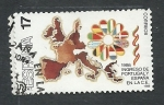 Stamps : Europe : Portugal :  Ingreso de Portugal y España en la ACEE