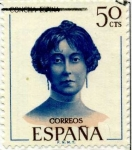 Stamps Spain -  Concha Espina