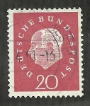 Stamps Germany -  Theodo Heuss
