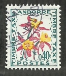 Stamps : Europe : Andorra :  Flores