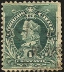 Stamps Chile -  Cristóbal Colón.