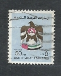 Stamps United Arab Emirates -  Escudo de armas