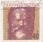 Stamps Czechoslovakia -  Frantisek Bílek 1872-1941